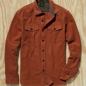 L.L.BEAN X TODD SNYDER CHAMOIS SHIRT IN LIGHT RUSSET LARGE